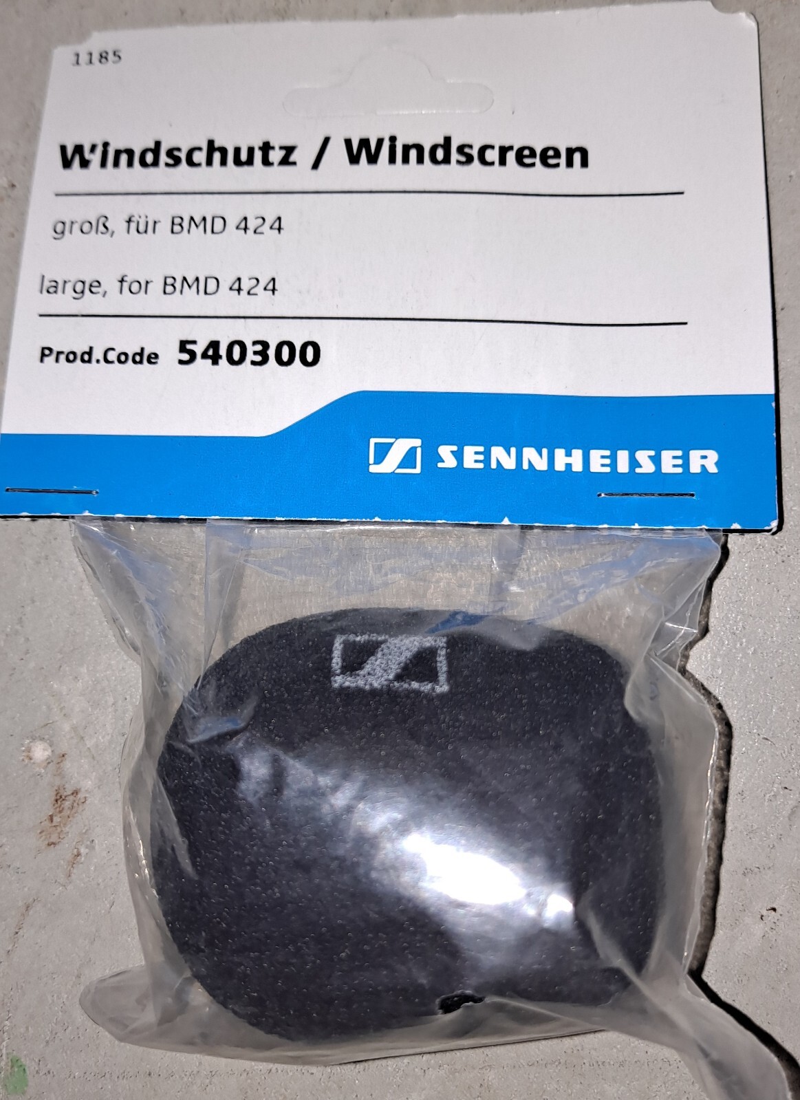 NEW SENNHEISER 540300 Mic Windscreen