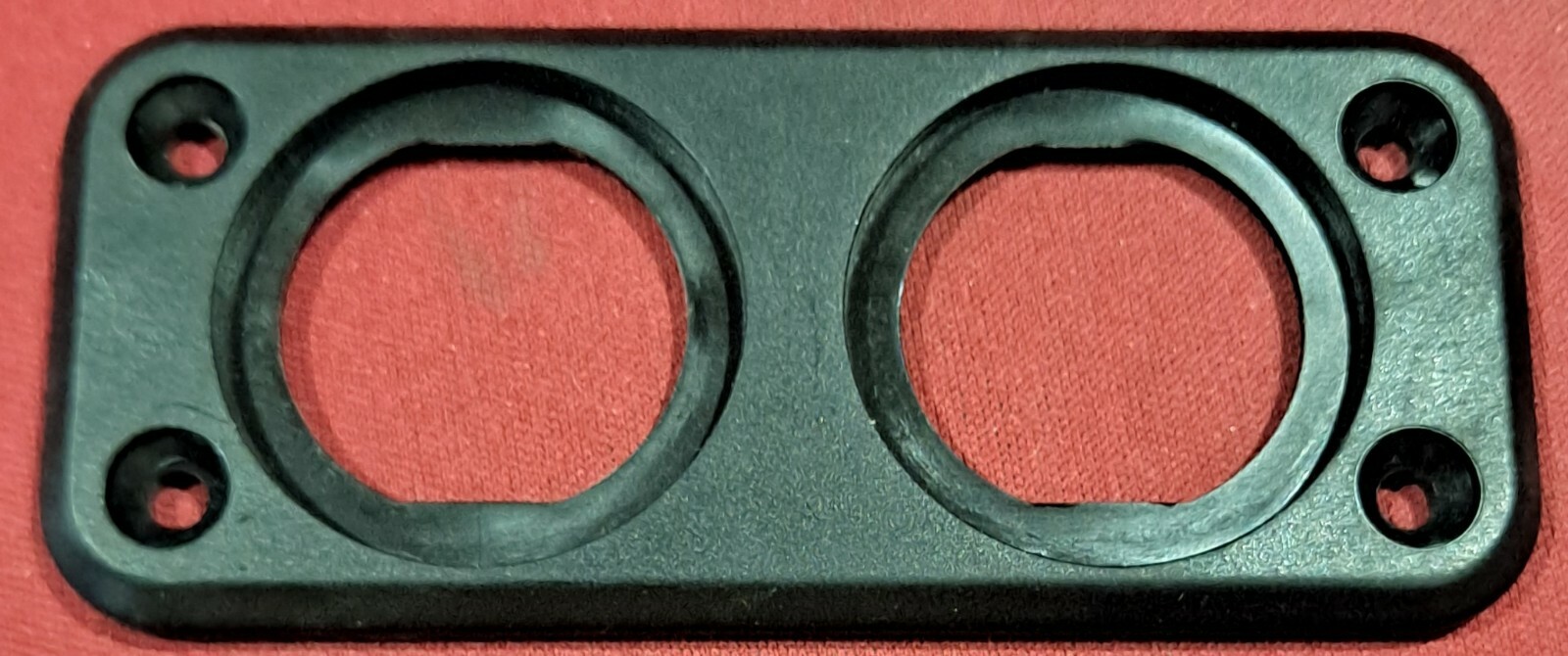 Black  Empty Accessory Panel 4 1/8" x 1 3/4"