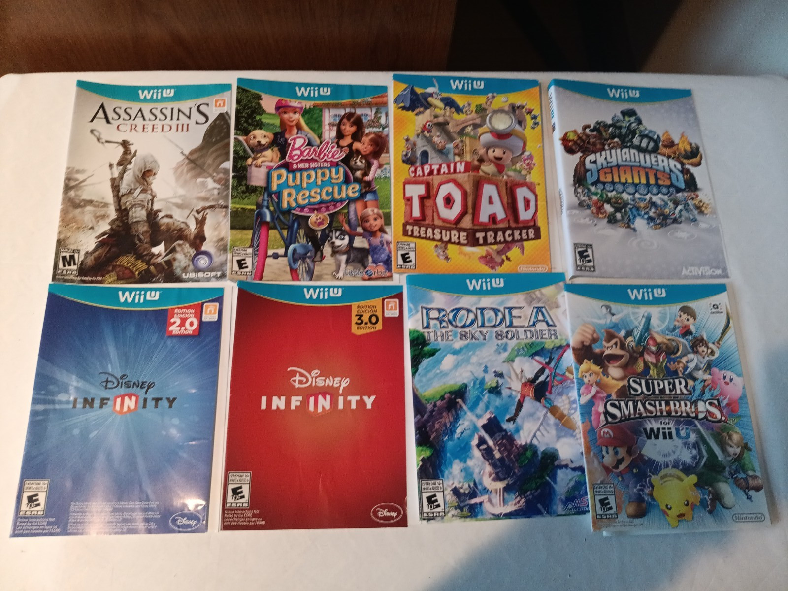 Nintendo Wii U Replacement Cover Art ONLY!