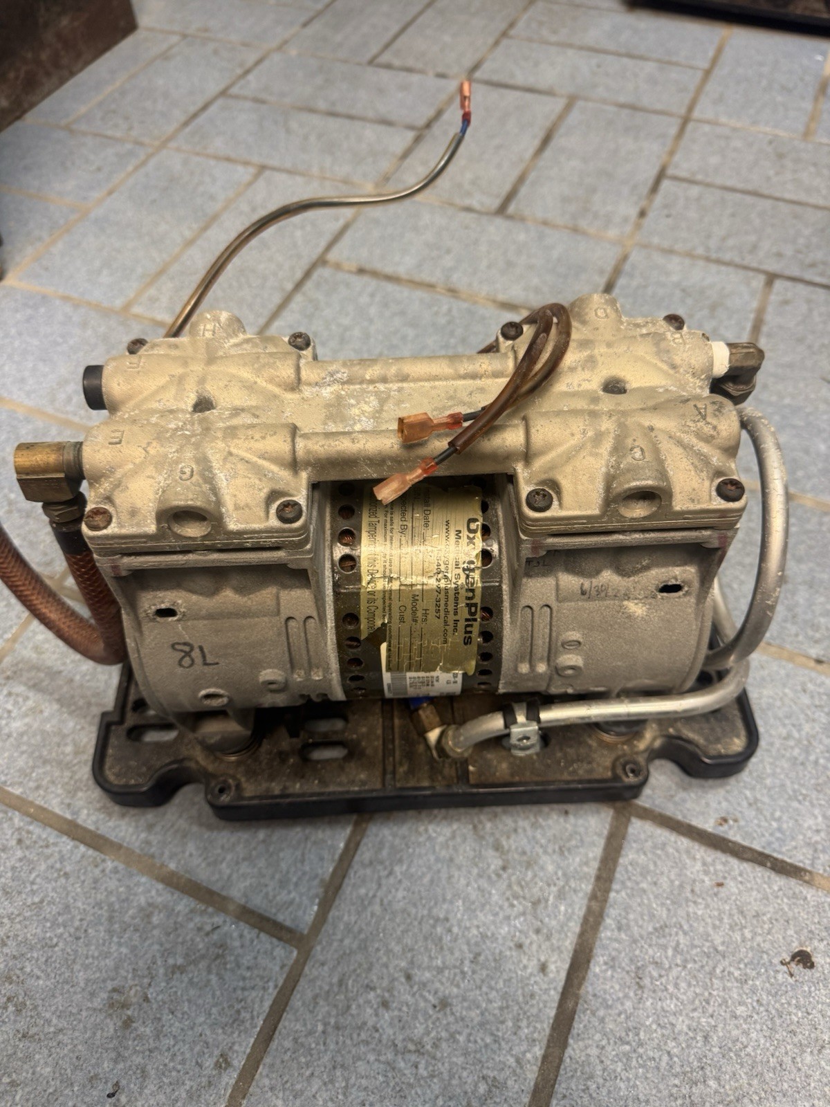 Thomas 2660CE36-190 Compressor For AirSep Elite Concentrator, Ponds, Aquariums