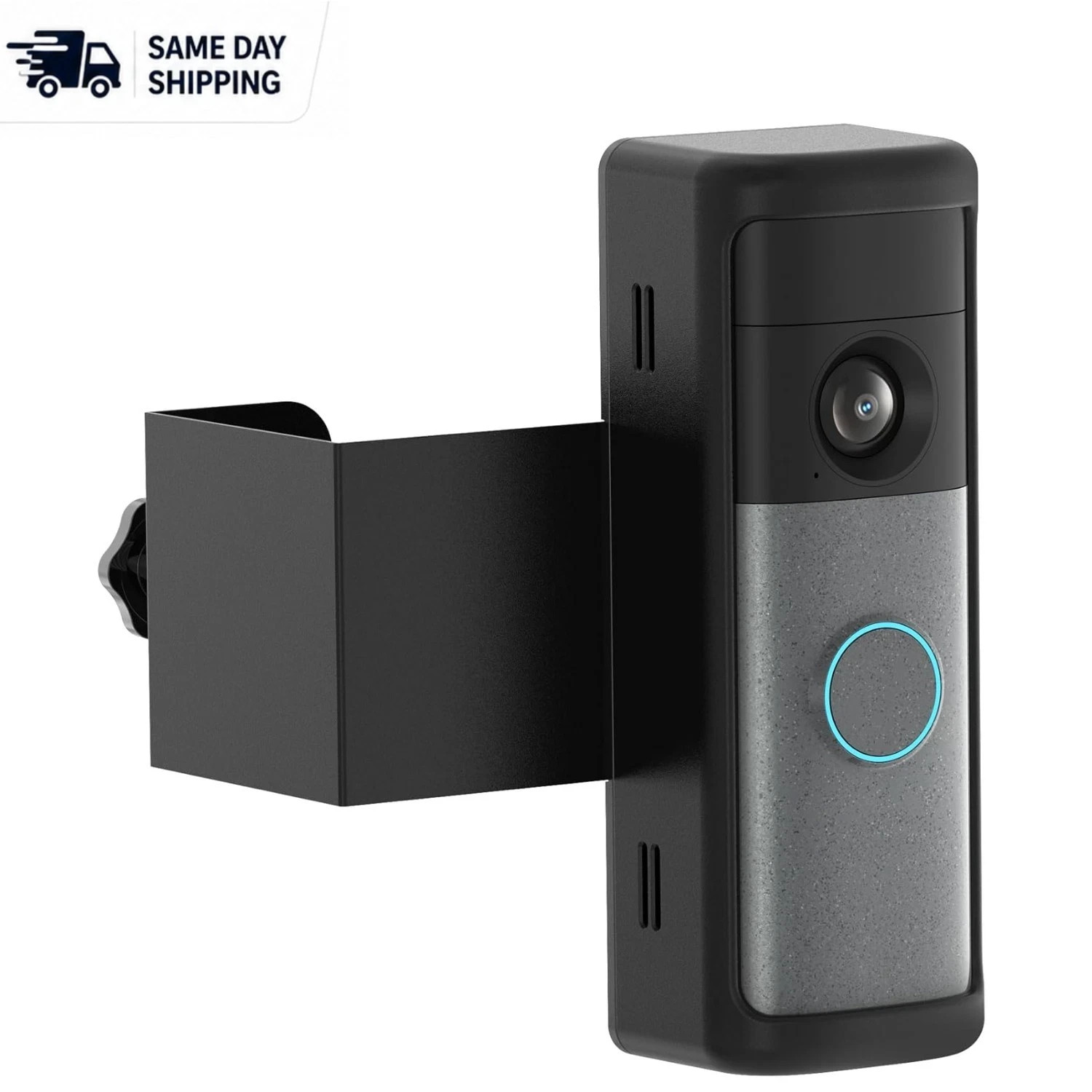 No-Drill Anti-Theft Doorbell Mount for 2026 Ring Battery/Pro/Plus | Easy Install