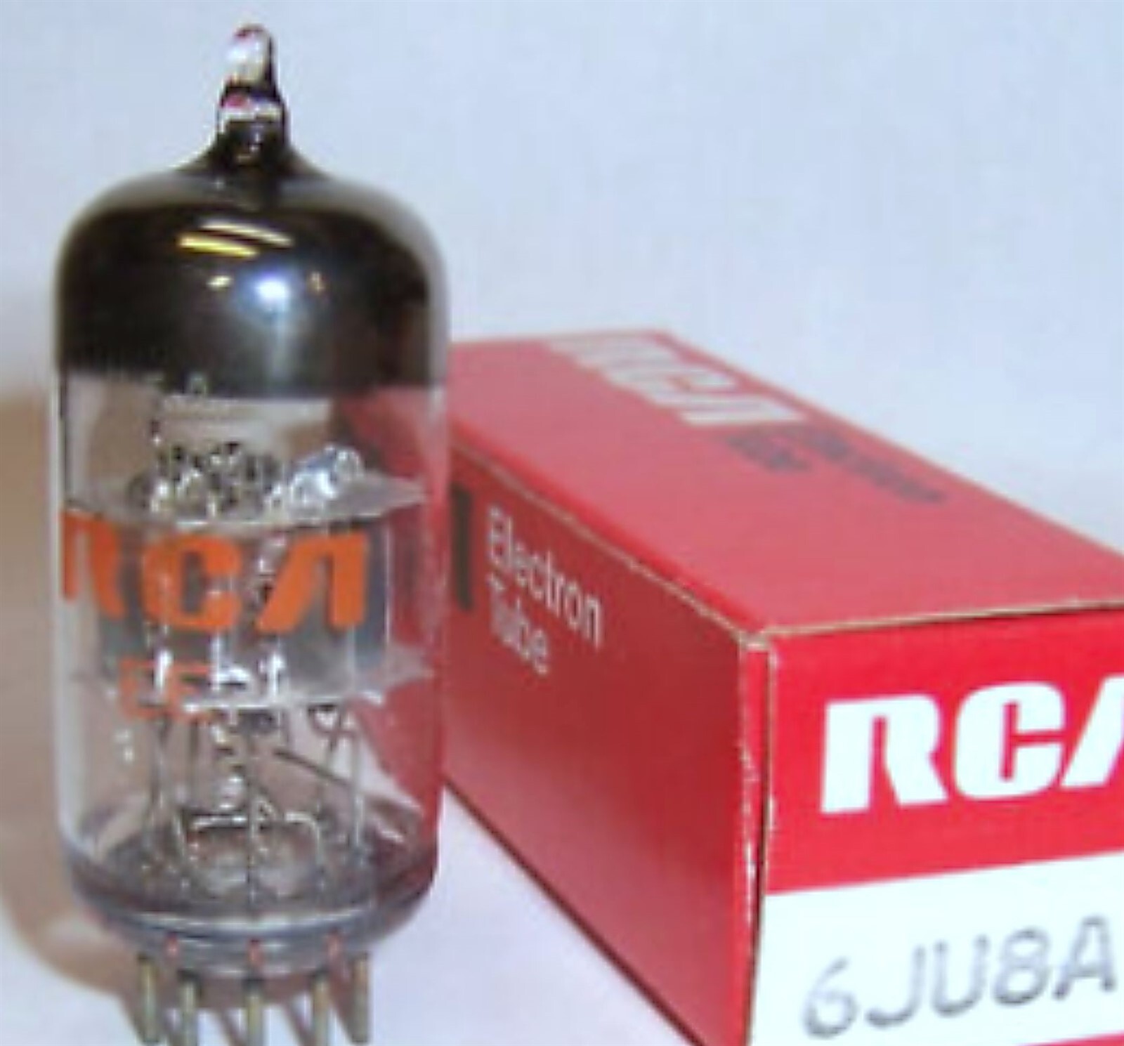 6JU8 TUBE RCA TESTED & BOXED VINTAGE COMMERCIAL SURPLUS