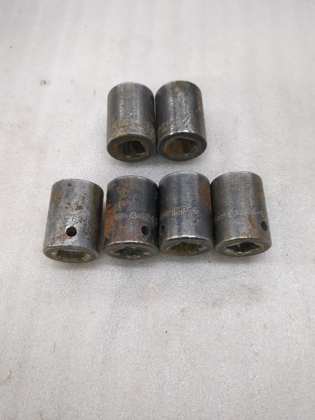 ONE~ Wright 4824 Or Williams 4-624 3/4" 1/2dr. 6pt. Impact Socket ~Qty. 1 USA