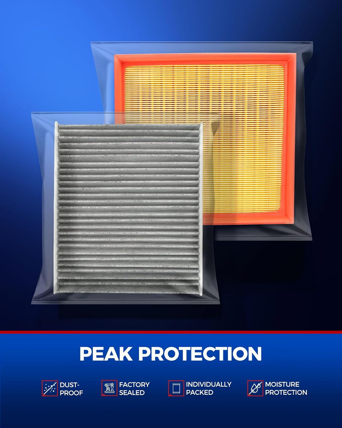 Engine & Cabin Air Filter Kit, Replacement for Subaru Outback 2020-2025, Crosstr