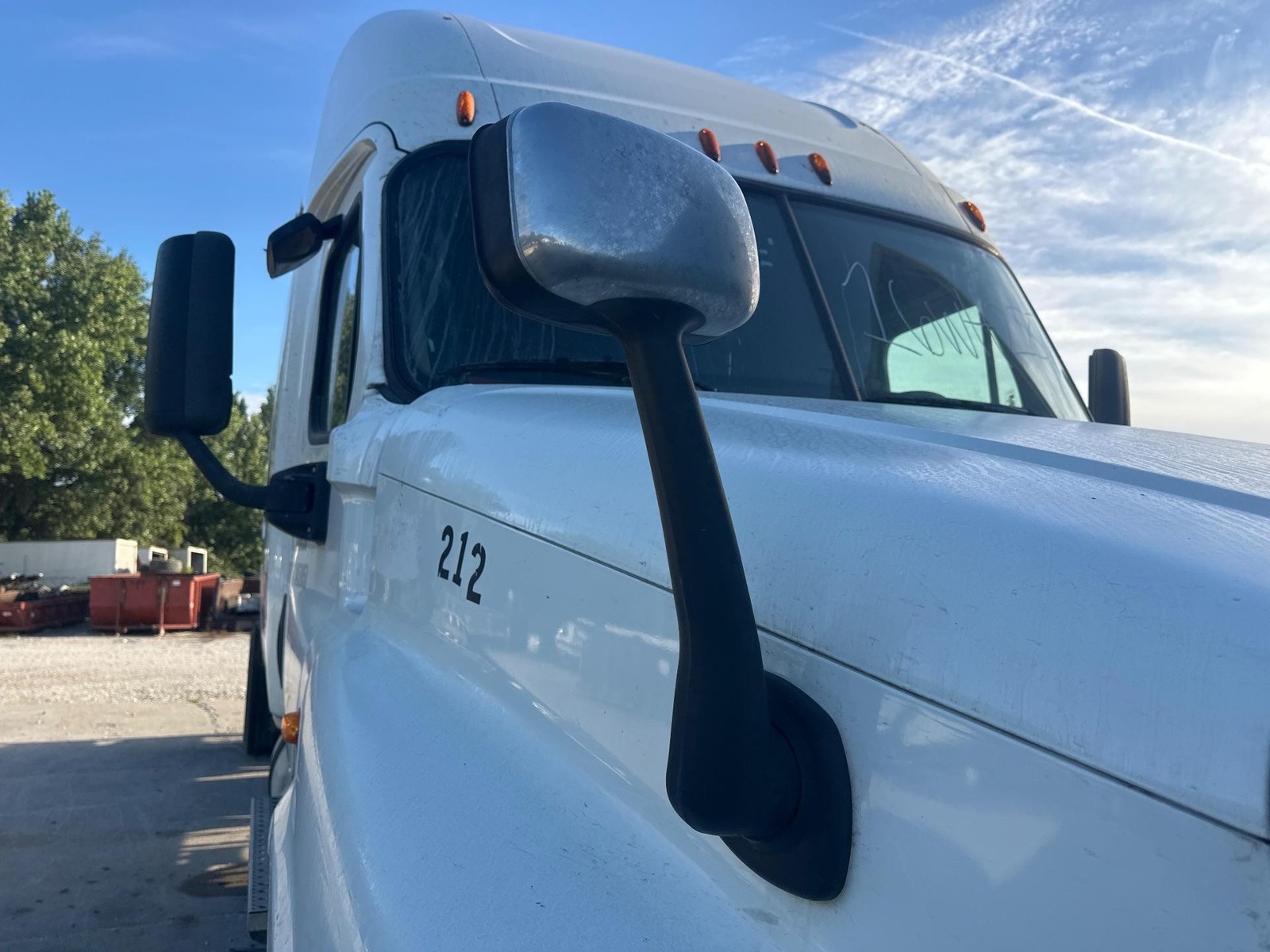 2008-2021 Freightliner CASCADIA Right/Passenger Hood Mirror - Used