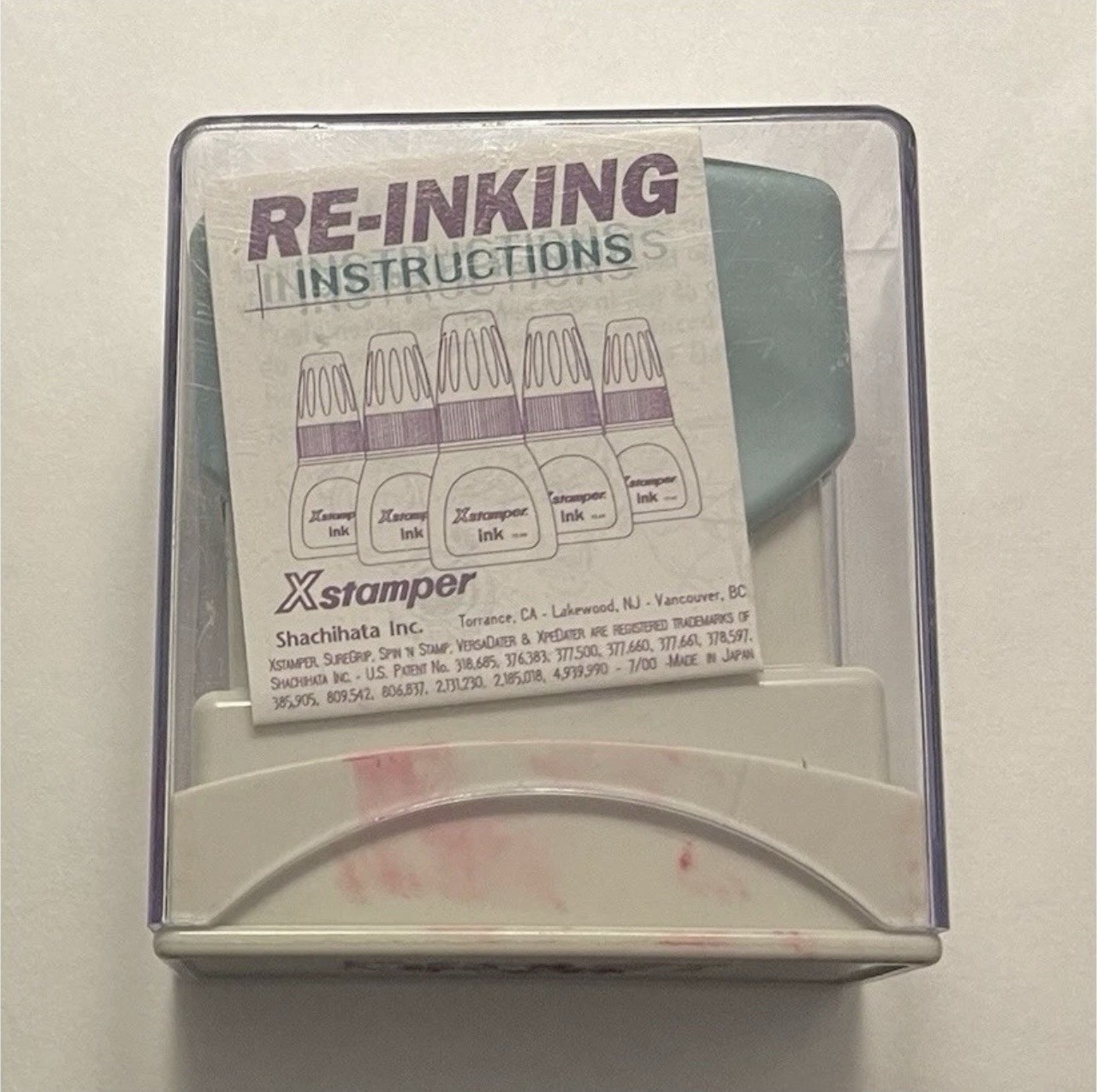 Set of 3 XSTSMP Self Inking Rubber Faxed, Confidential And Draft