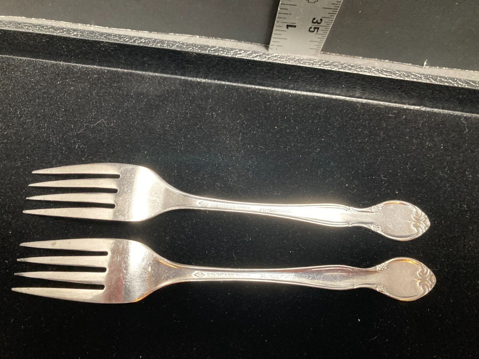 3 Parliament Forks Flatware Stainless Taiwan