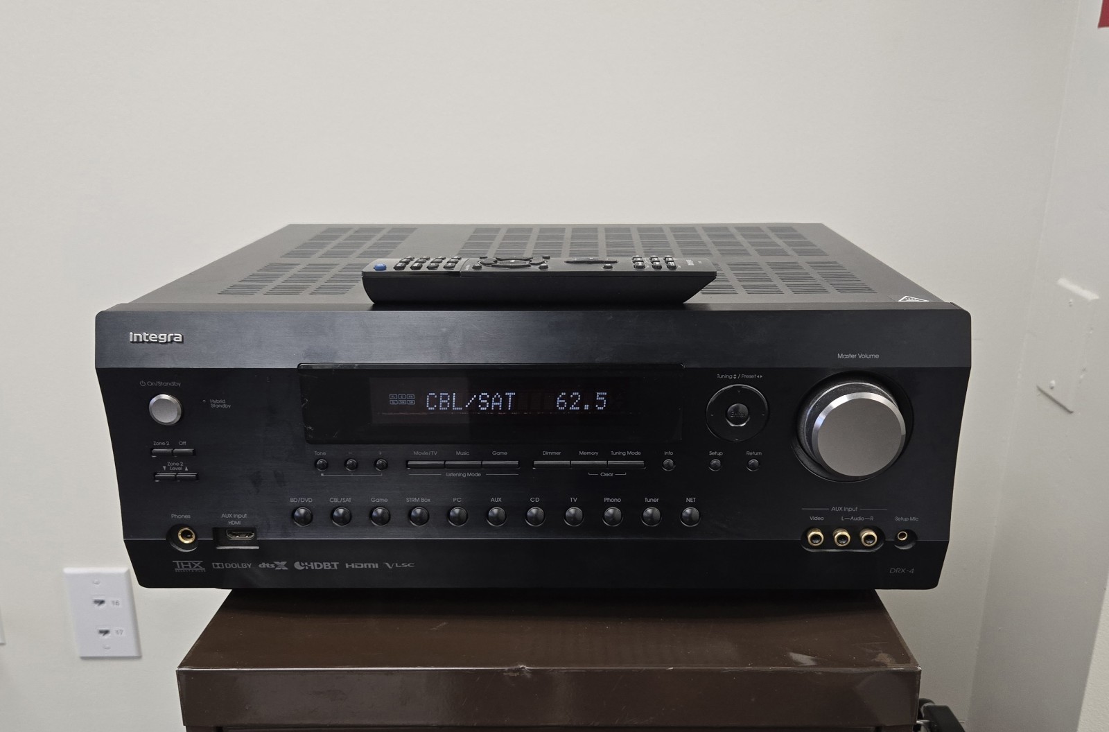 ONKYO Integra DRX-4 4K HDR AV Receiver Airplay 2 /Chromecast /DTS:X /Dolby Atmos