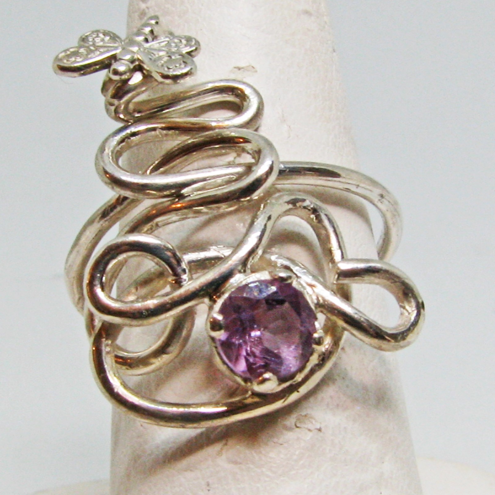 Unique Sterling Silver Hand Crafted Upcycled Flexi-Ring By SoniaMcD