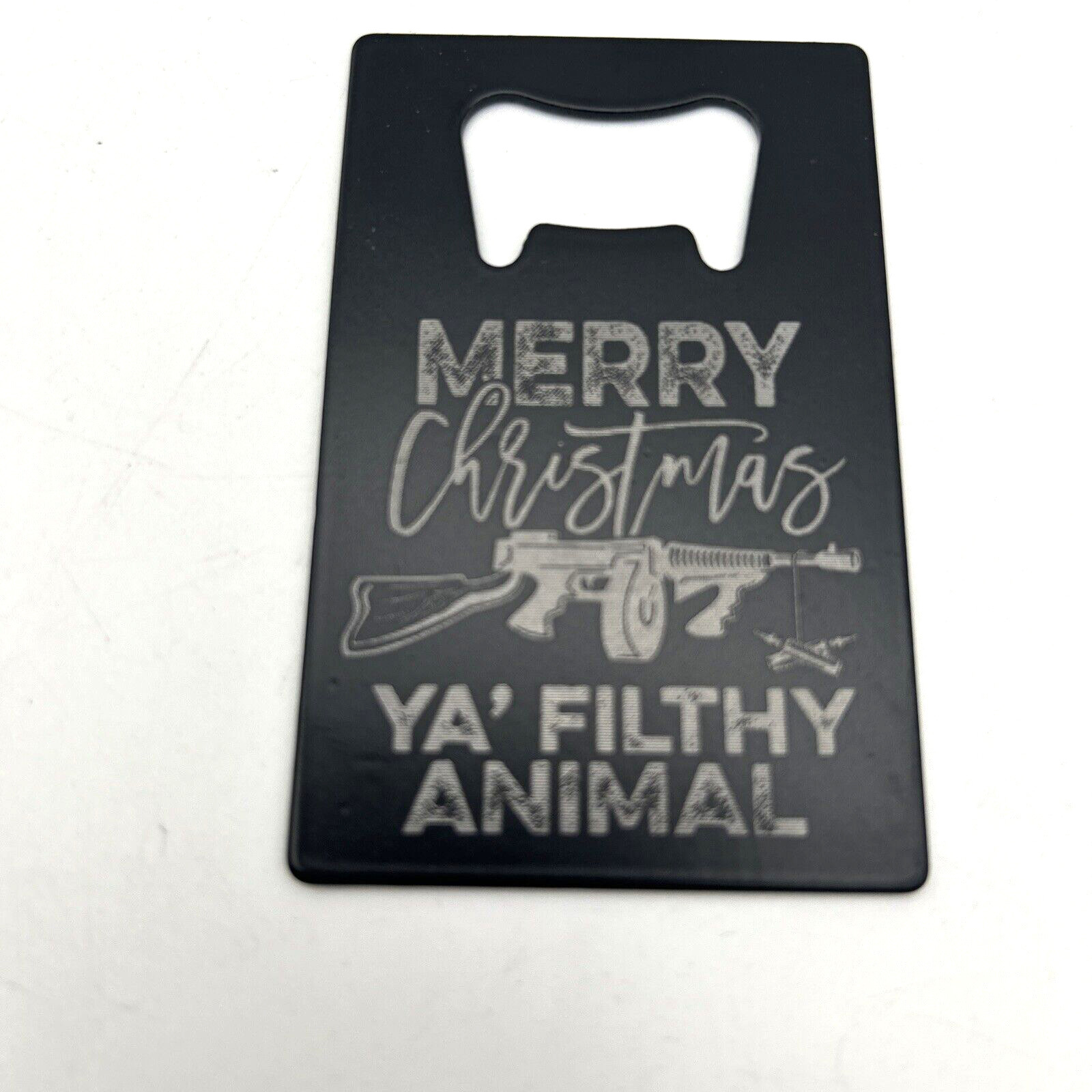 Engraved Steel Beer Bottle Opener for Gifts Stocking Stuffers