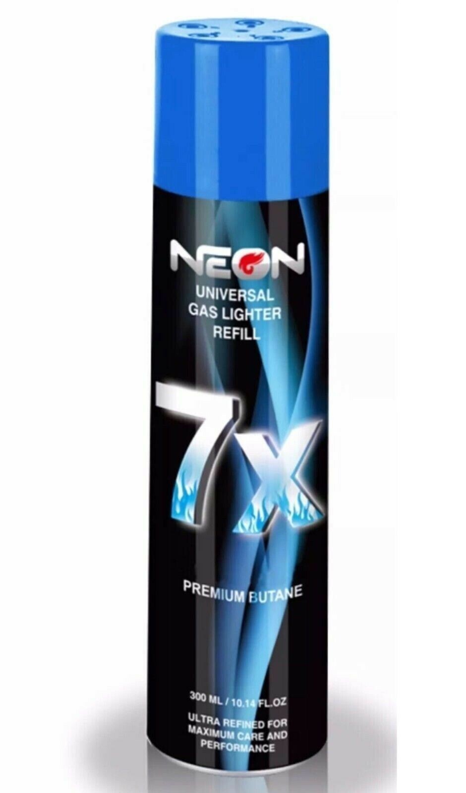 1 Can Neon 7X Refined Butane Lighter Gas Fuel Refill 300 mL  Cartridge