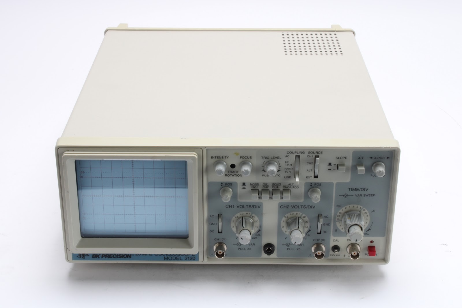 BK Precision 2120 20MHz Oscilloscope - AS IS For Parts