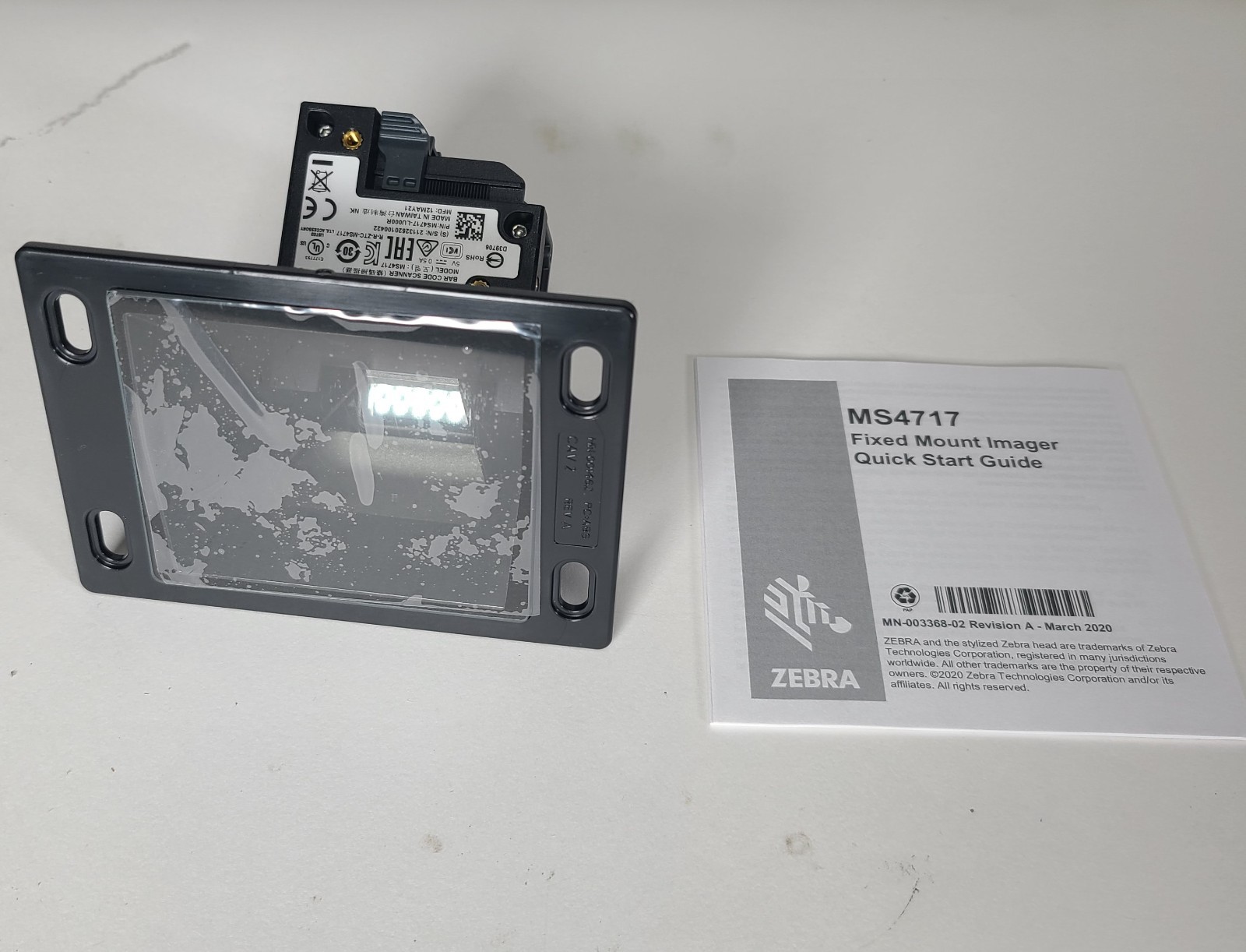 Zebra MS4717 fixed mount barcode scanner imager