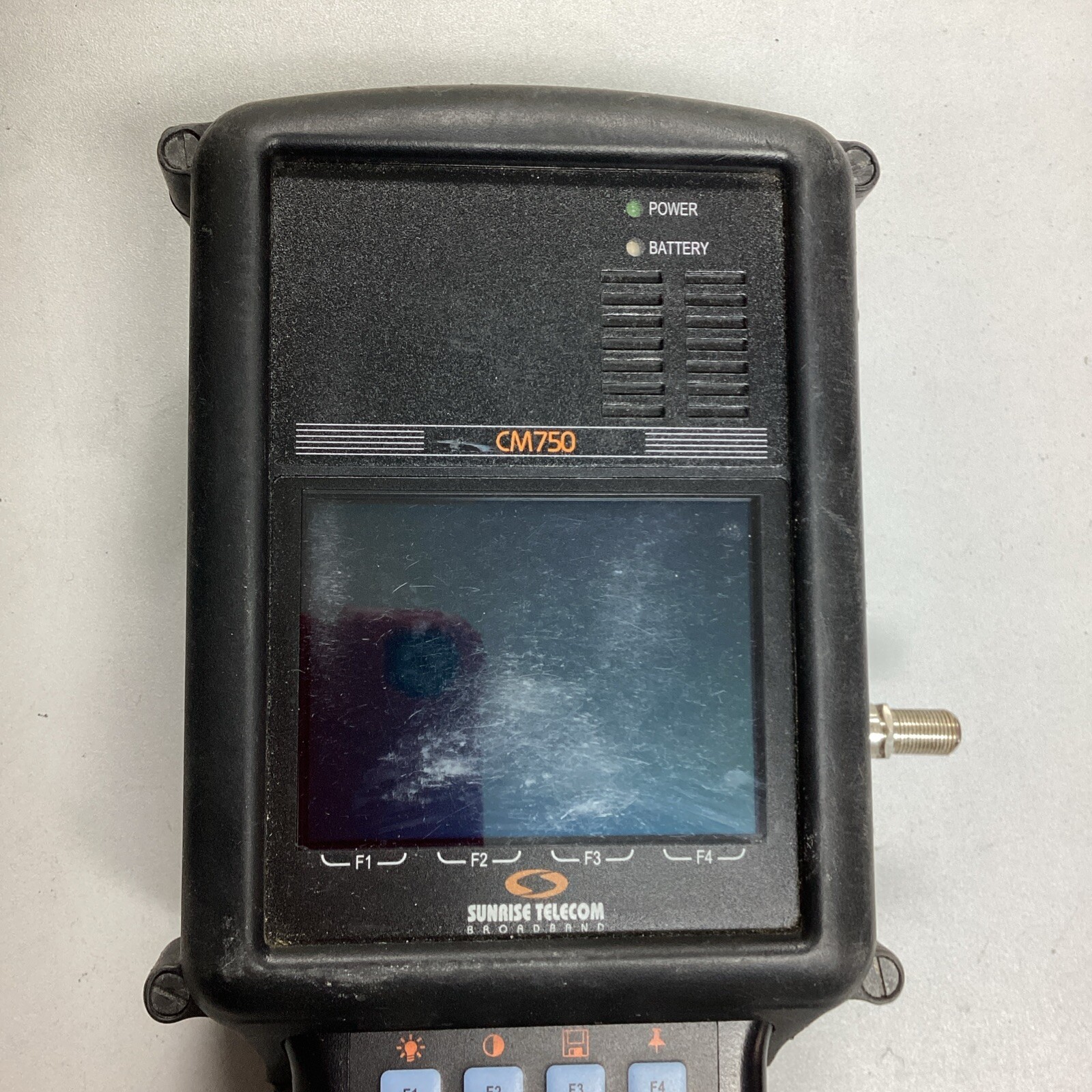 Sunrise Telecom CM750 IP Cable Tester NO POWER CABLE “A”