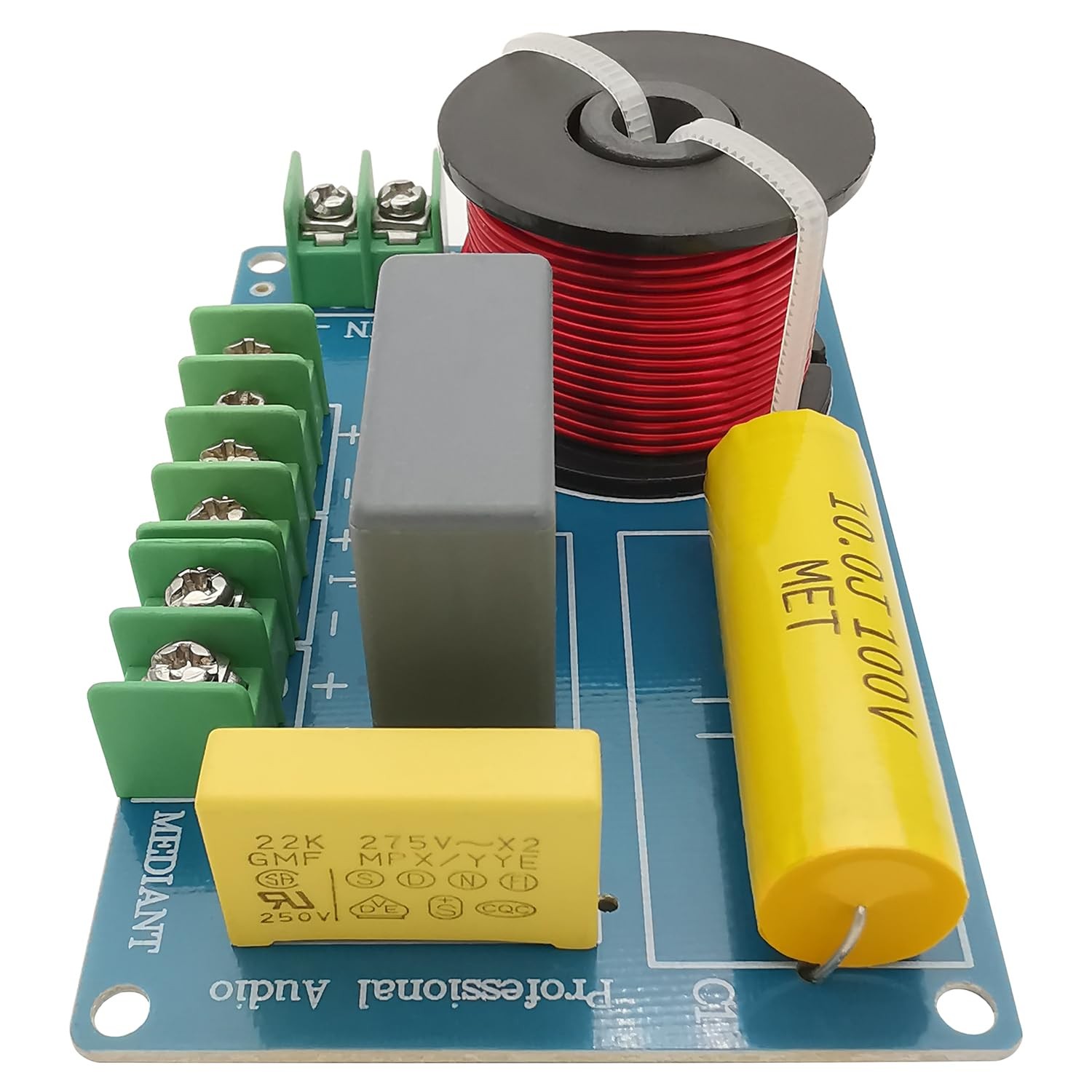 3 Way Speaker Crossover, PUV-W3 200W Passive Crossover for 3Way 4.5"+