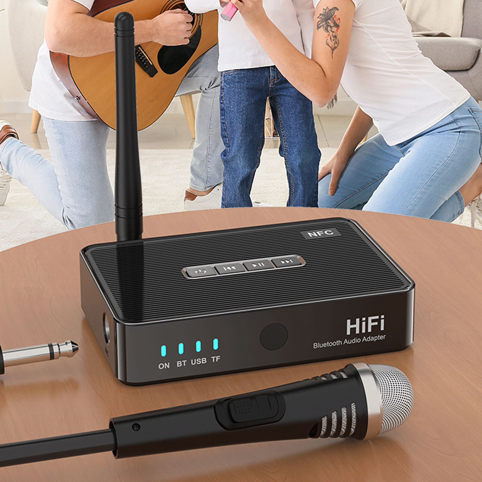 Long Range Bluetooth 5.3 Transmitter Receiver For TV Home Stereo Audio Adapter