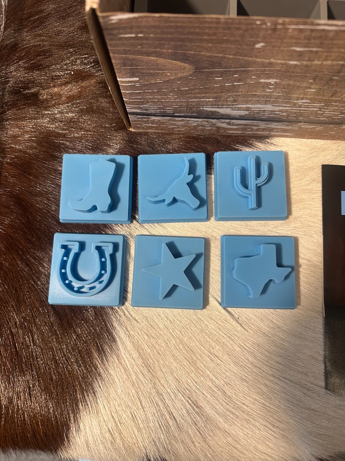 Texas rOks Ice Cube Tray Set - Personalized Ice Cubes -Complete Set