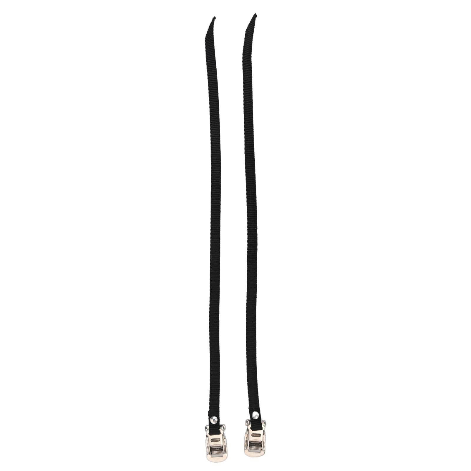 Adjustable Nylon Pedal Toe Straps for Exercise Bikes 2pcs Secure Reliable