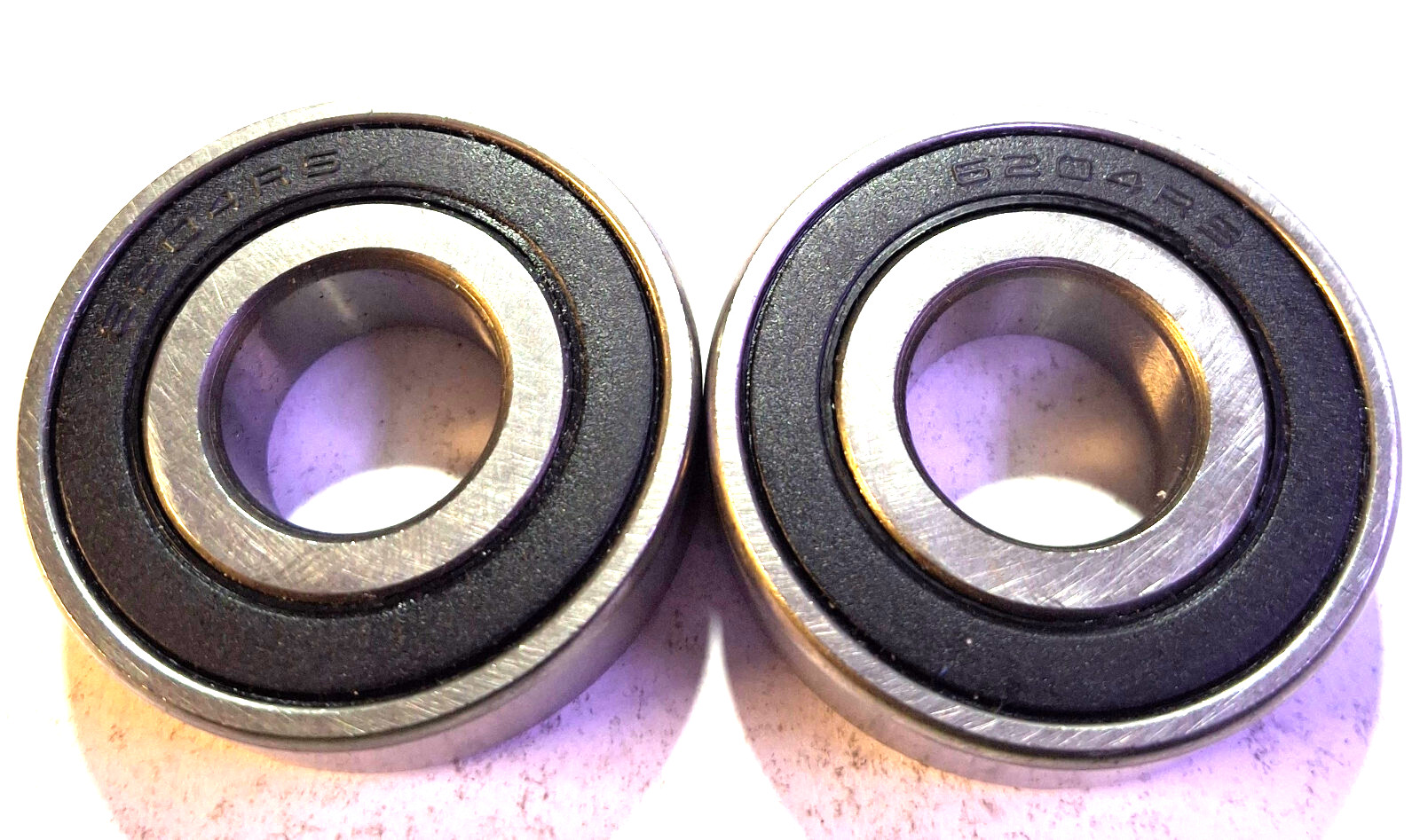 2 NEW UNBRANDED 6204RS 16X47X14MM DEEP GROOVE BALL BEARING NNB ***MAKE OFFER***