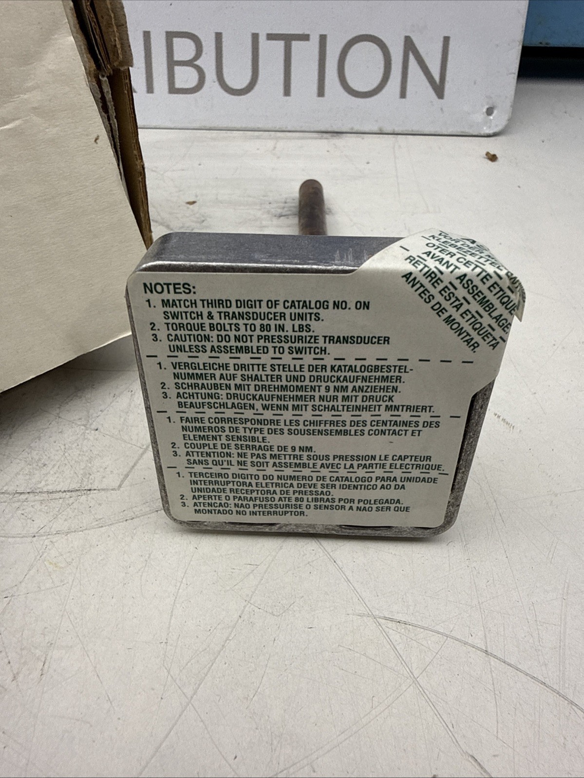 Asco KF10A1 DIRECT PROBE TEMPERATURE SENSOR