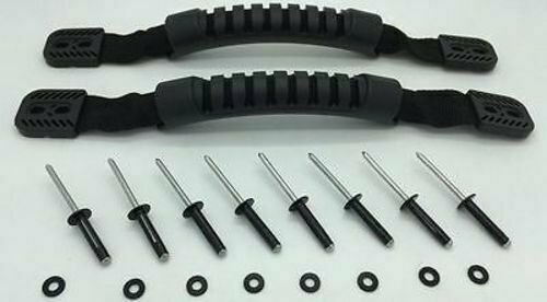 DURABLE RUBBER HANDLES FOR KAYAK CANOE OR LUGGAGE WITH ALUMINUM RIVETS SET OF 1