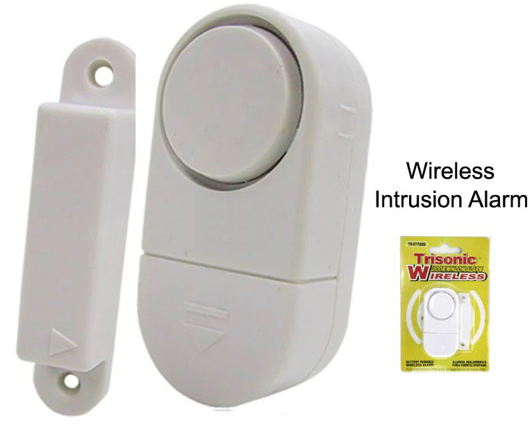 Wireless Door & Window Alarm - Intrusion Alarm (Battery Powered)
