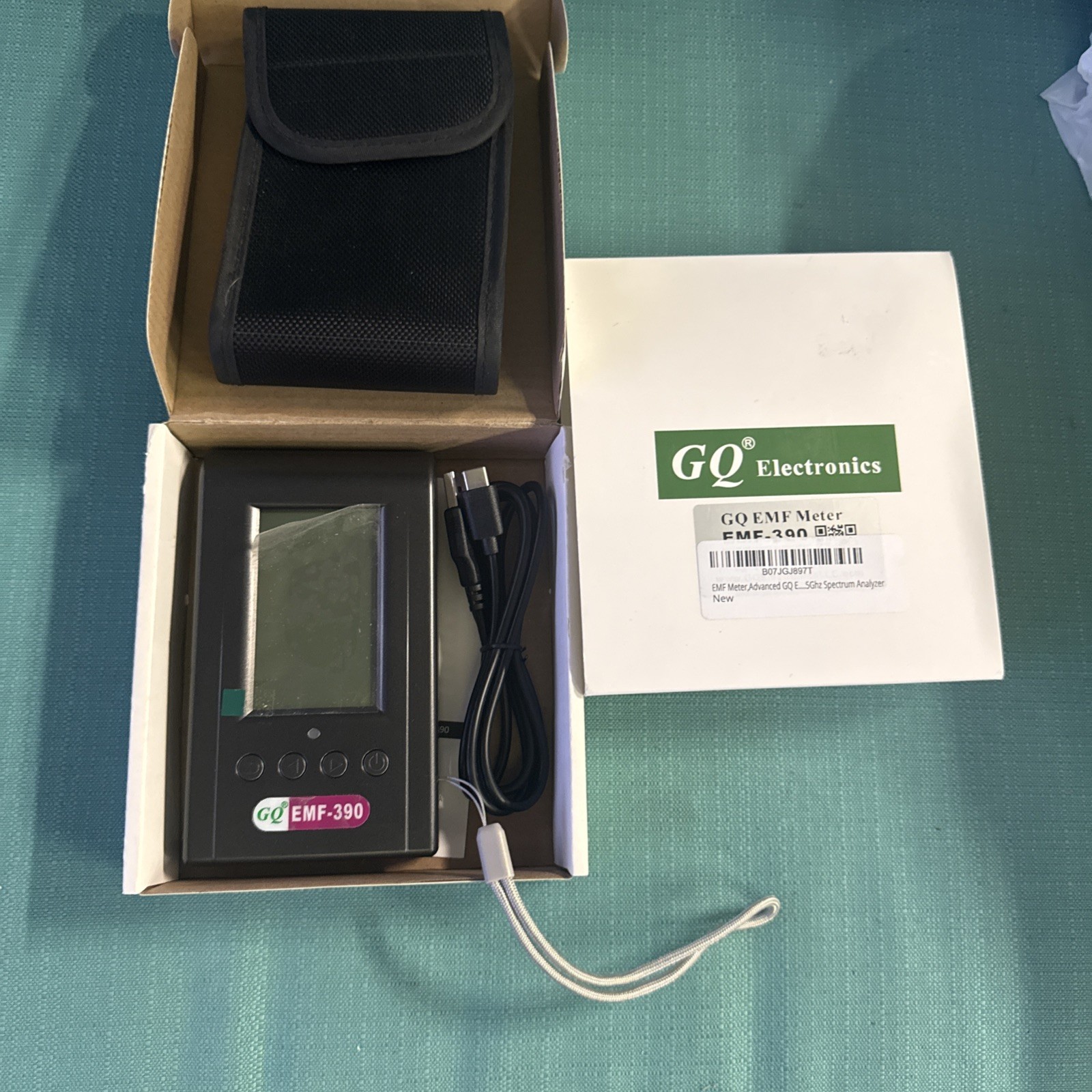 GQ EMF-390 3in1 Electromagnetic EMF Meter 5G RF Detector / data logger