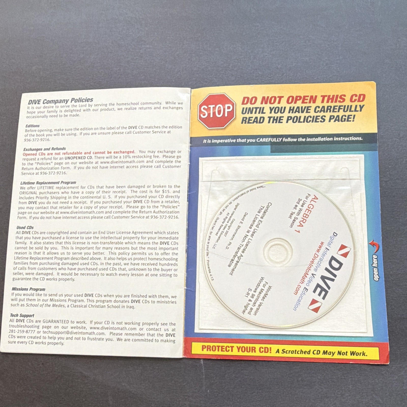 DIVE Into Math and Science Interactive Video Lectures CD Teach Saxon & BJS