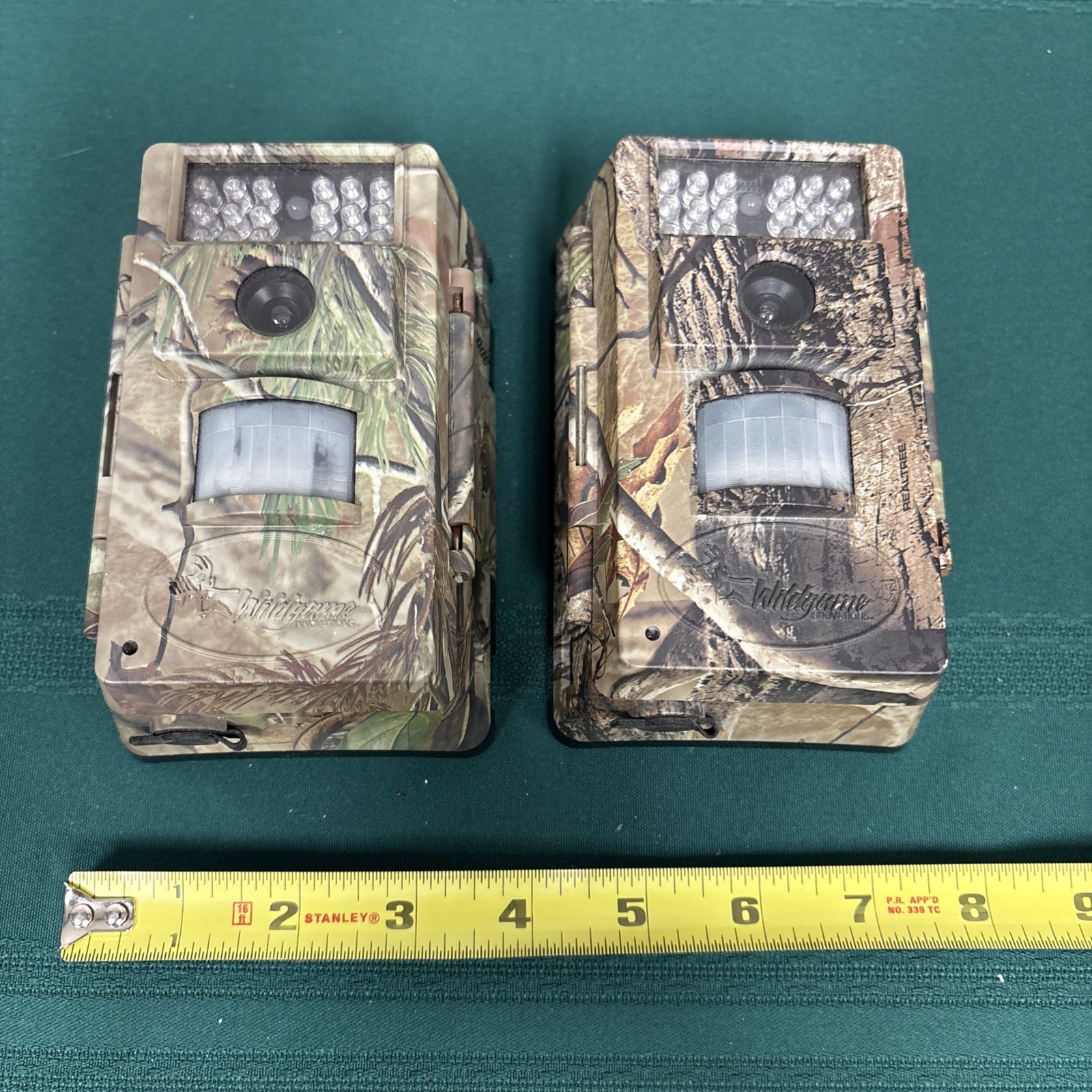 2 Pack Wildgame Innovations Real tree Pro Series X6C Trail Camera Untested As Is
