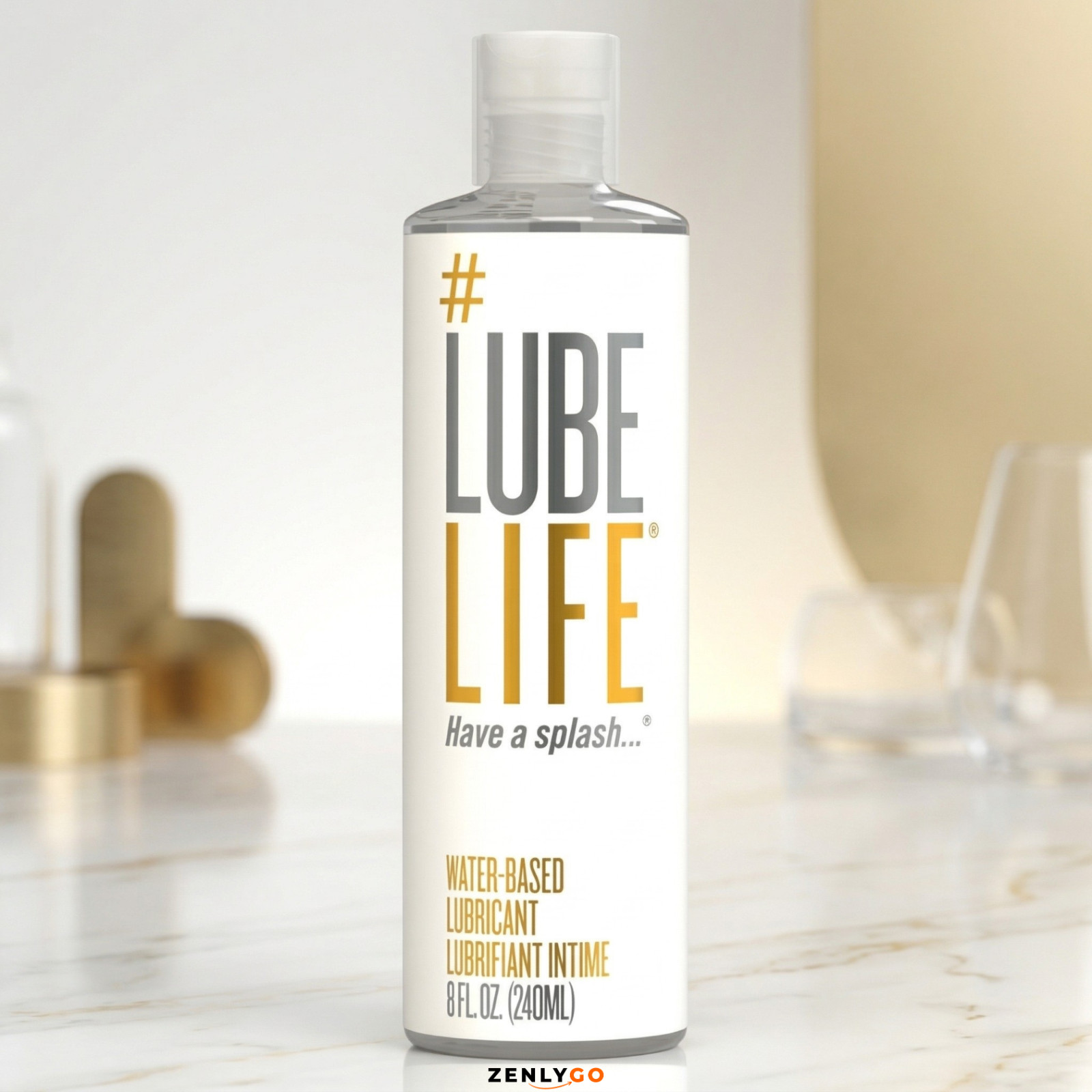 LubeLife Water-Based Lube – Personal Lubricant for Men, Women & Couples, Travel