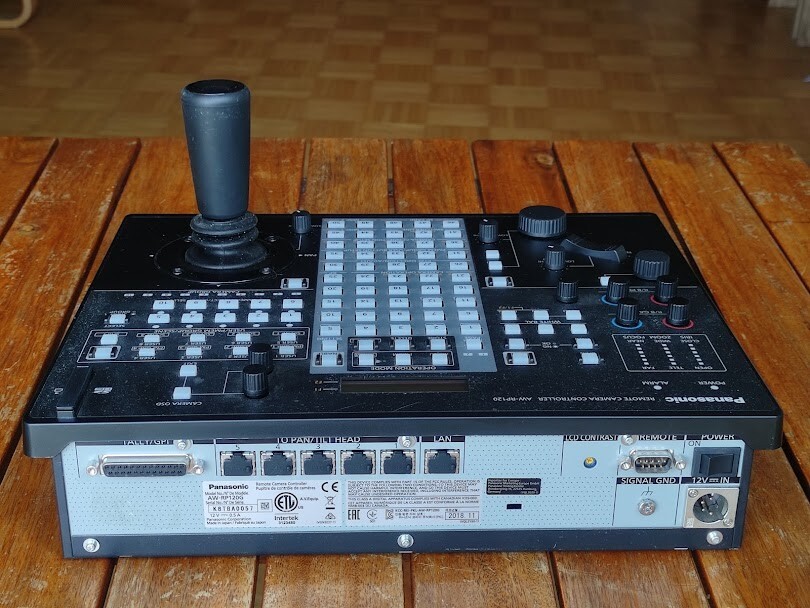PANASONIC AW RP120 CONTROL PANEL CONTROLLER Pan Tilt Zoom REMOTE CAMERA CONTROLLER