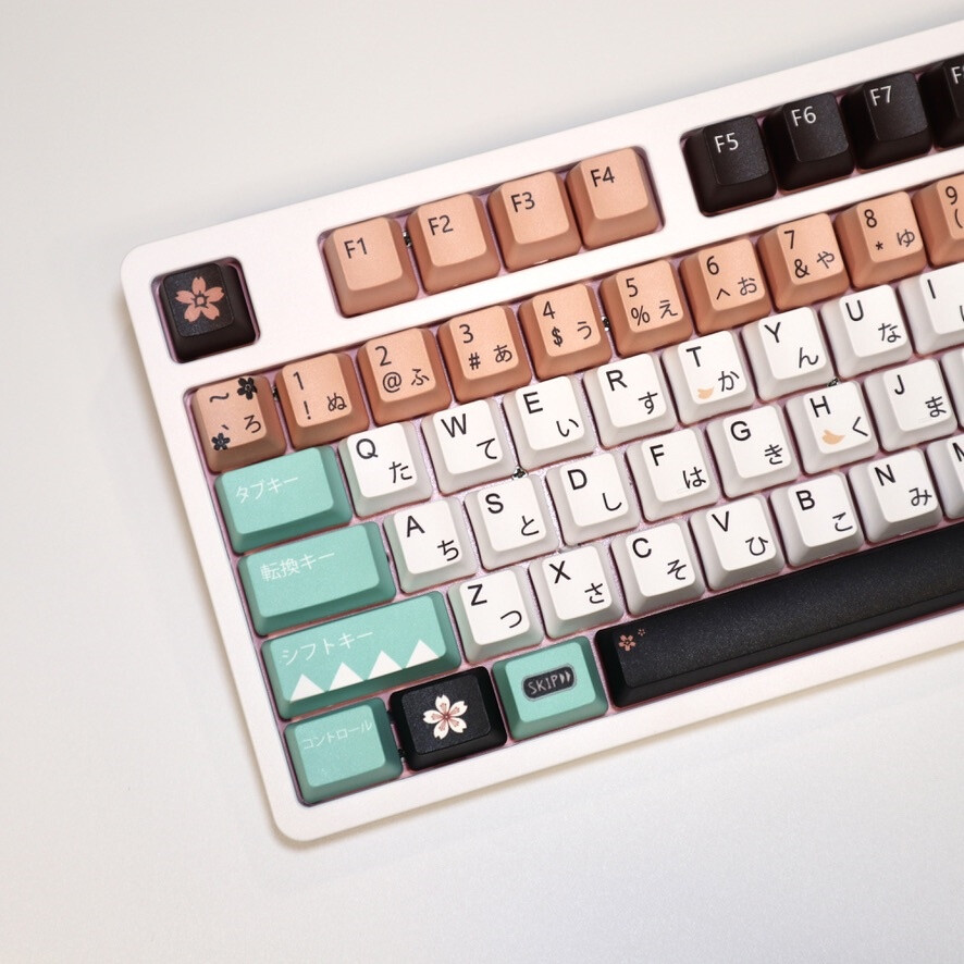 DIY Fate Okita Souji Keycap PBT Double-click OEM profile  123 Keys For MX