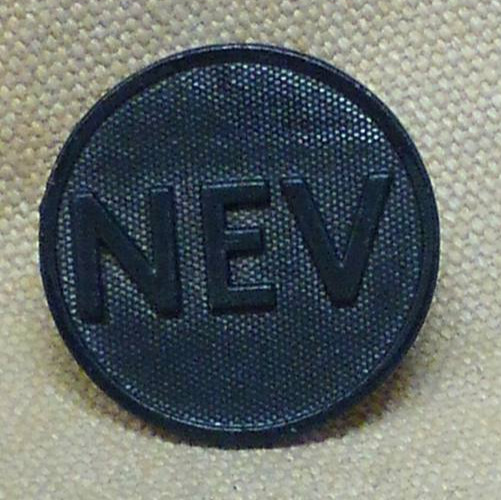 WWI Nevada Collar Disk