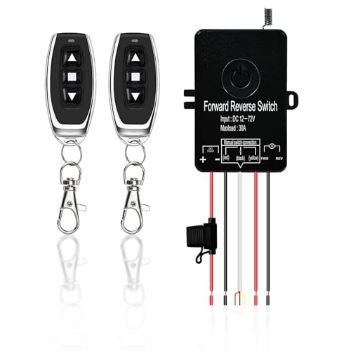 Waterproof Wireless Remote Forward Reverse Switch DC12V to 72V/30A-Linear
