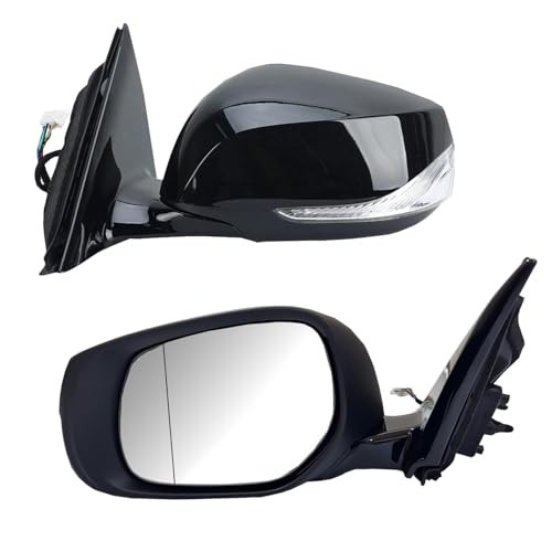 Driver Side Mirror Assembly Compatible with 2014-2021 7Pins-Driver Left Side
