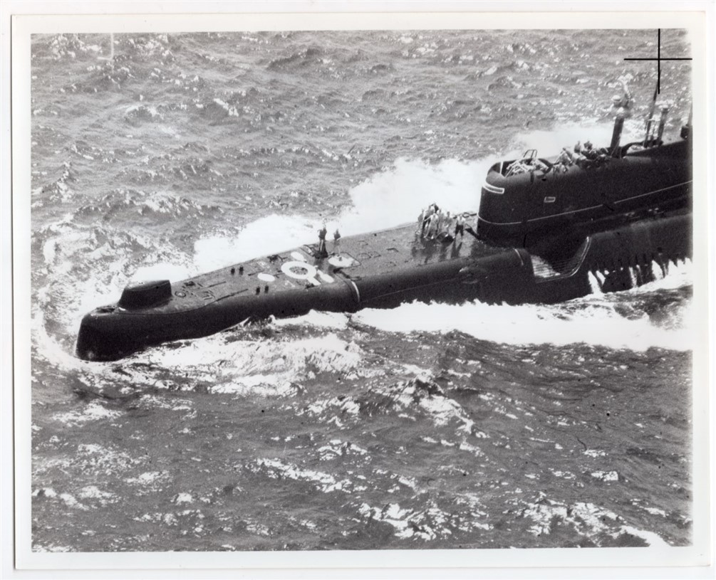 1985 Russian SSG Juliett Cruise Missile Submarine 8x10 Original Photo #1