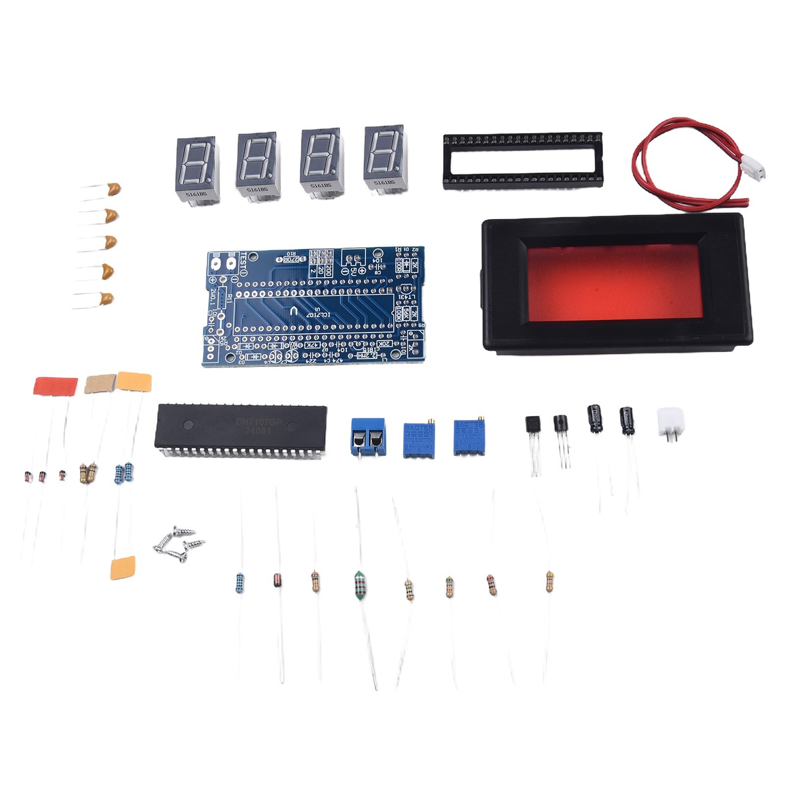 DIY Parts Kit ICL7107 DC5V Digital Voltmeter Module for Welding Enthusiasts