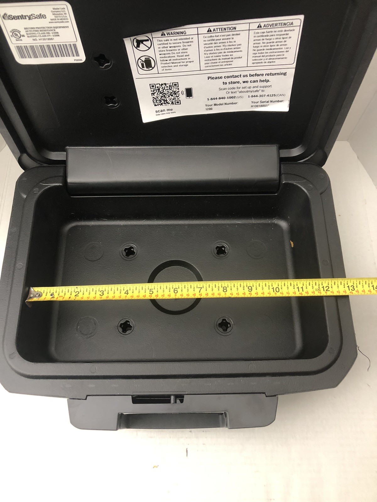 SentrySafe Record Protection Equipment. Document Safe. Keys Included.