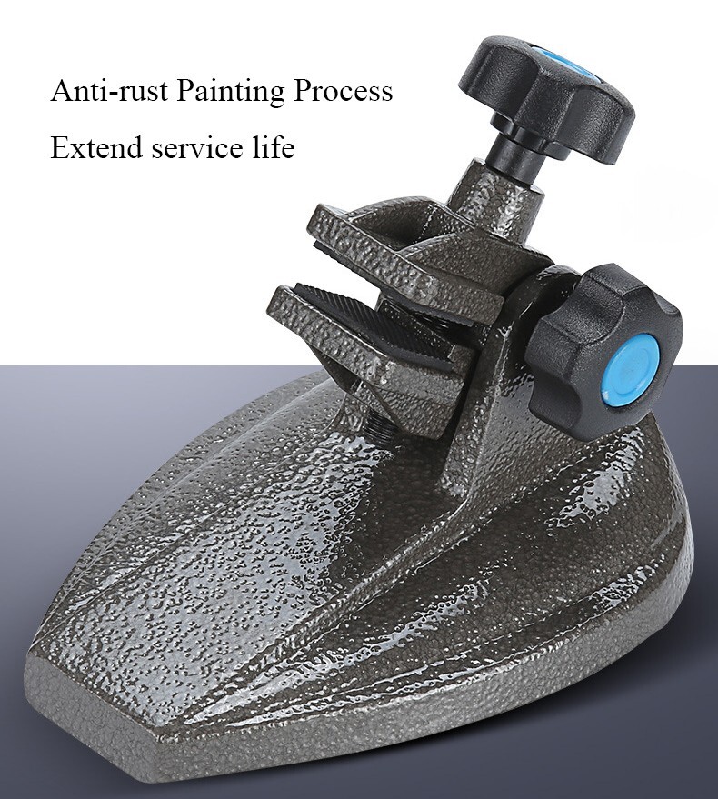 Precision Micrometer Holder Stand Base for0-4''Micrometers Stable Alloy Material