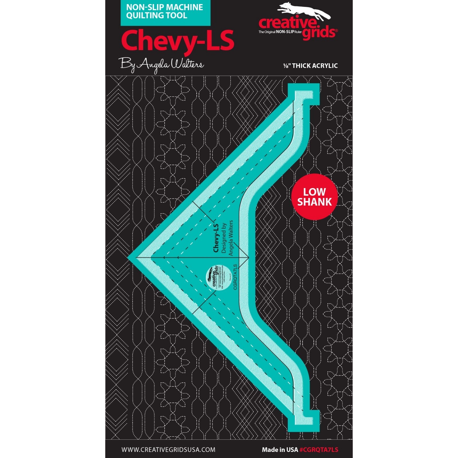 Genuine Creative Grids Low Shank Machine Quilting Tool - Chevy Part # CGRQTA7LS