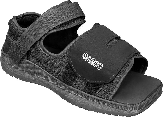 DARCO Square Toe Medical-Surgical Post Operative Shoe Black SQ Toe PEDIATRIC