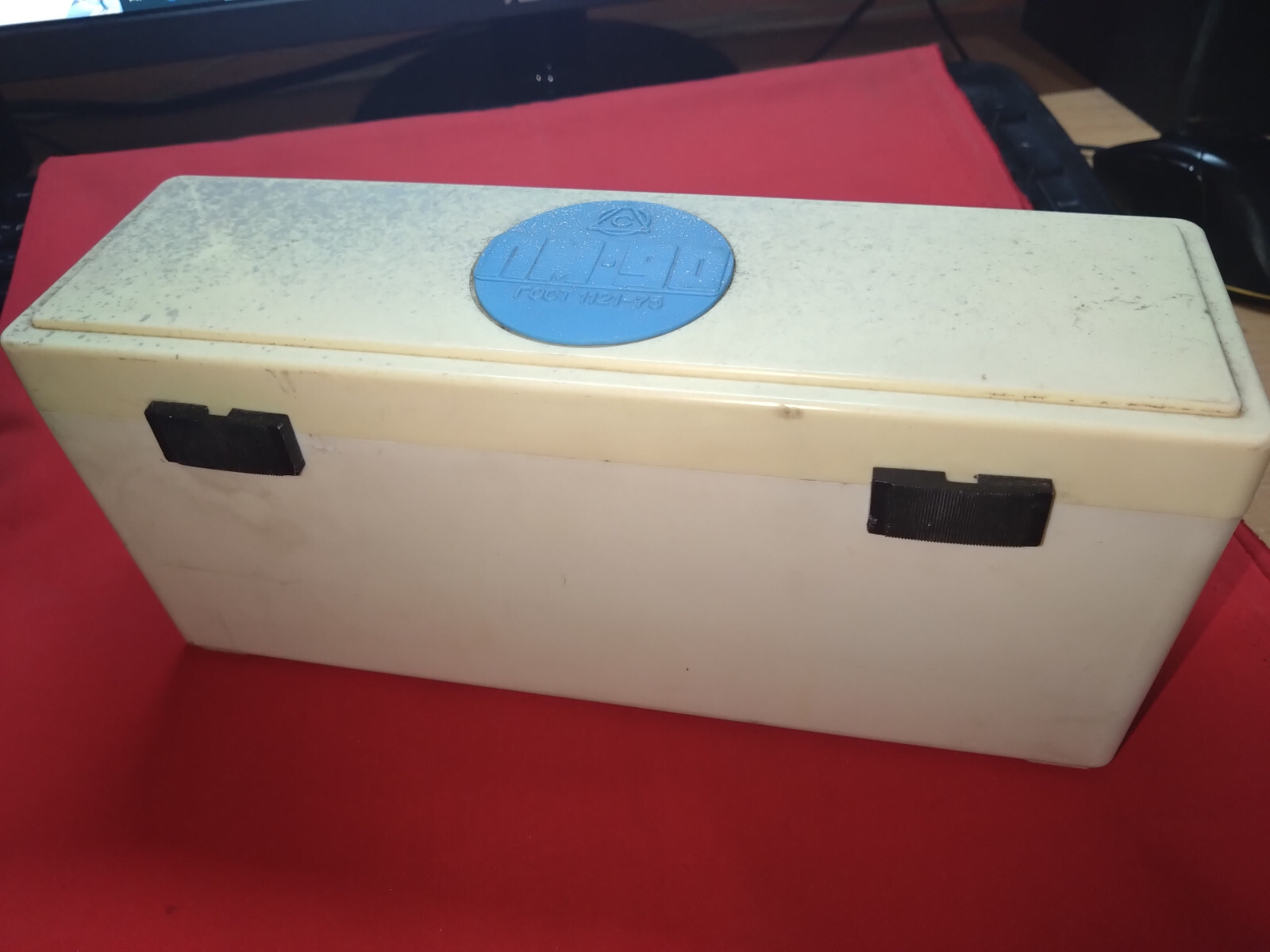 Soviet optical Flat Parallel PM-90 GOST 1121-75 #5442 + case