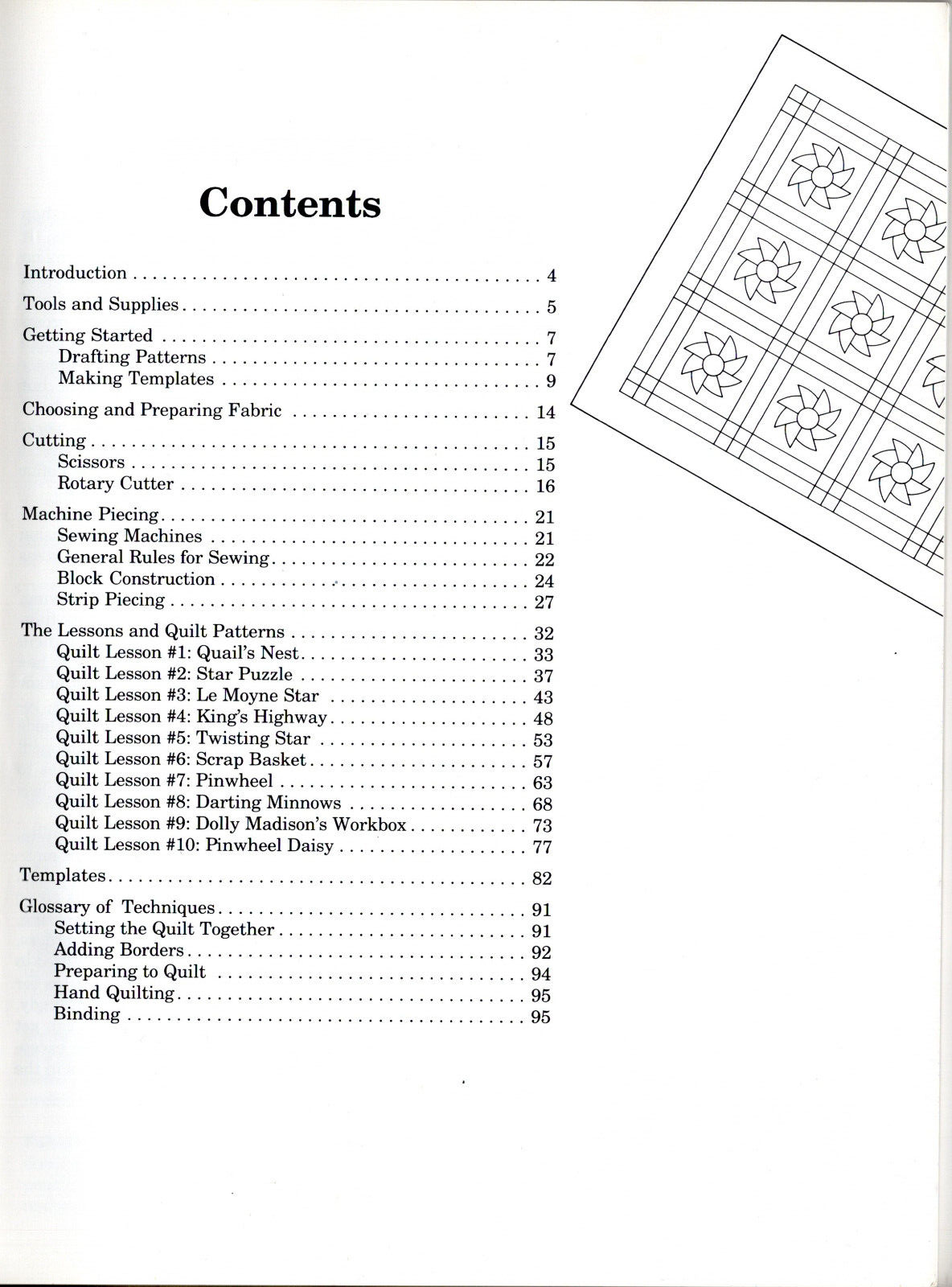 "Lessons in Machine Piecing" ©1990 That Patchwork Place Quilting Book B-110