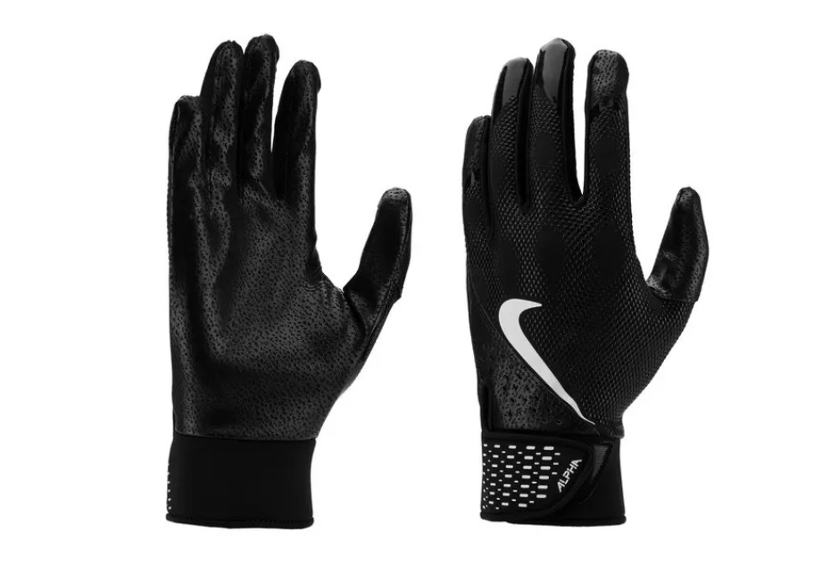 Nike Adults' Alpha Batting Gloves - Black New