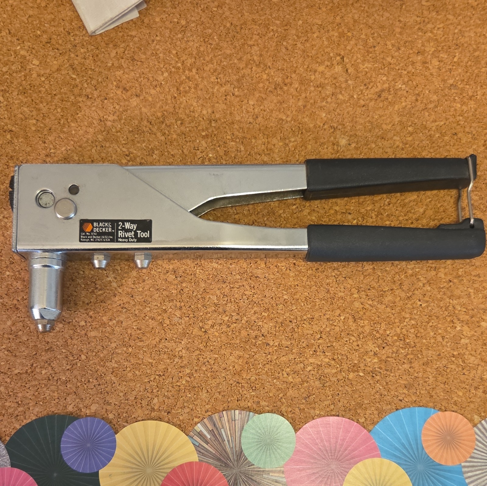 Black & Decker 9742 Heavy Duty 2-Way Hand Riveter Metal Silver/Black