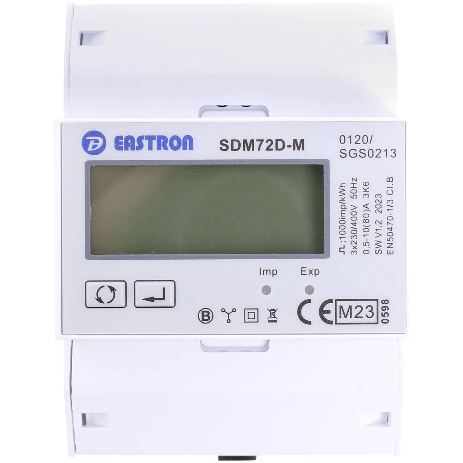 Counttec SDM72DM 3 Phase Digital MID Electric Meter With 80A LCD Display