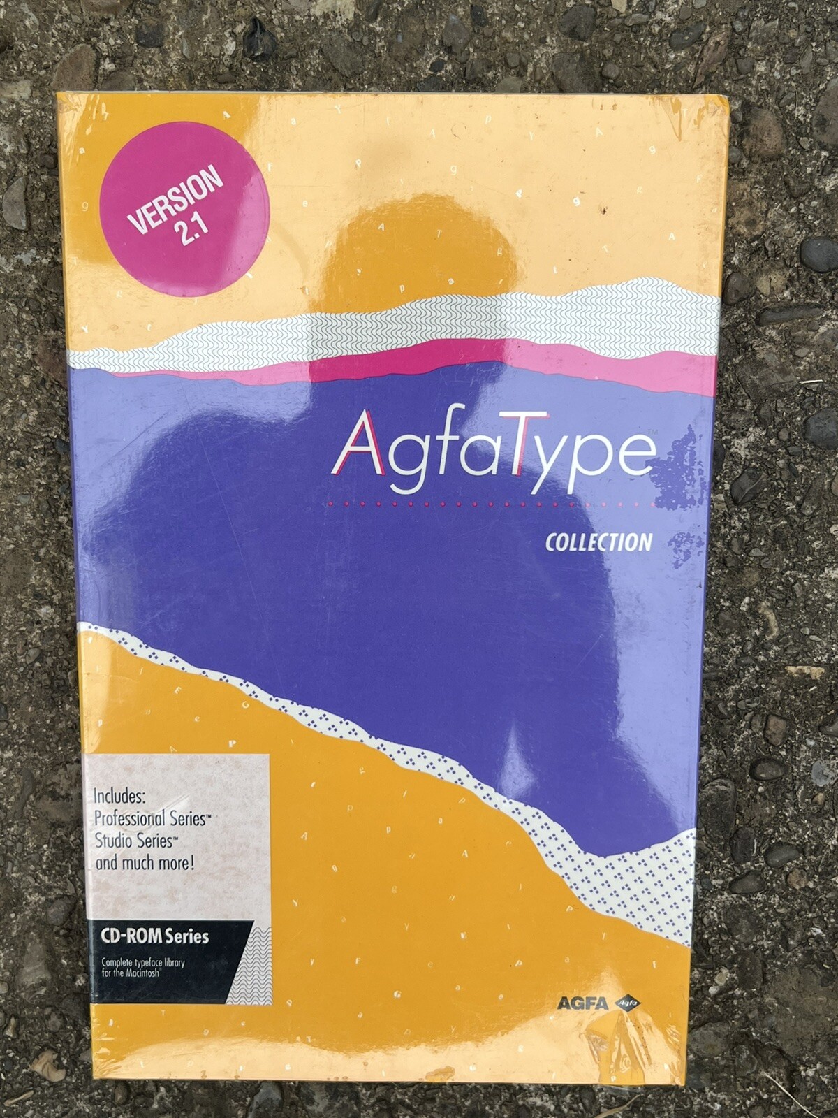 AgfaType Cd Rom Professional Studio 2.1 New Vintage Macintosh Mac Software