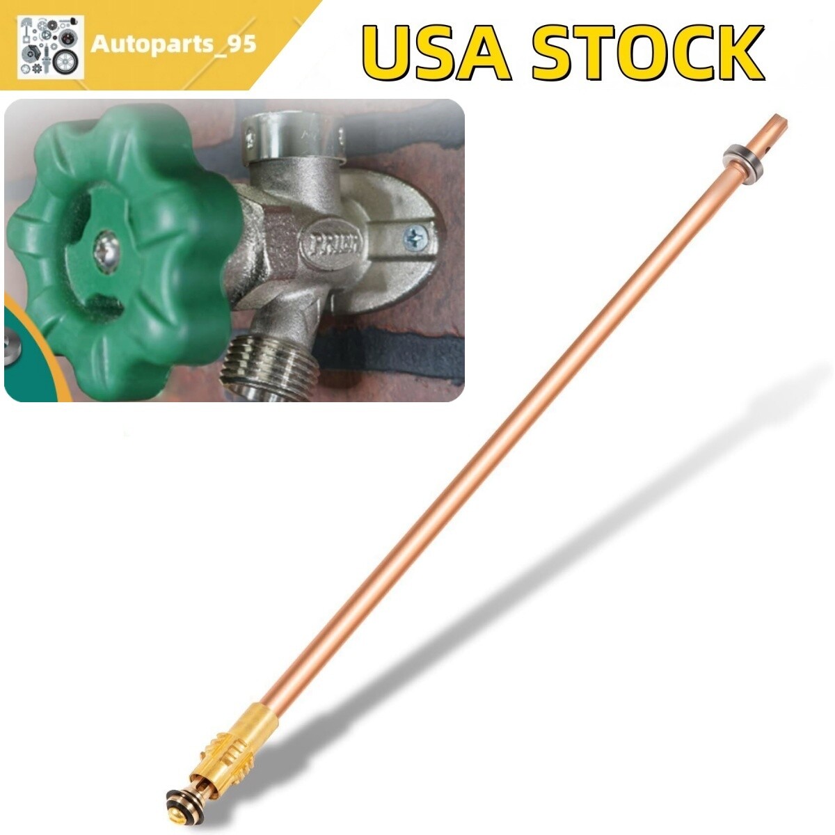 For Mansfield 500 Series Hydrants 123-0095 Style Stem Assembly For 12'' Sillcock