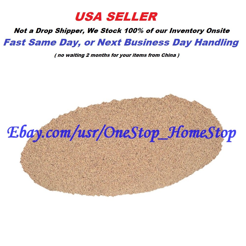 5 Lb., Fine Crushed Walnut Shell Tumbler Media, Dry Polishing Brass Alum