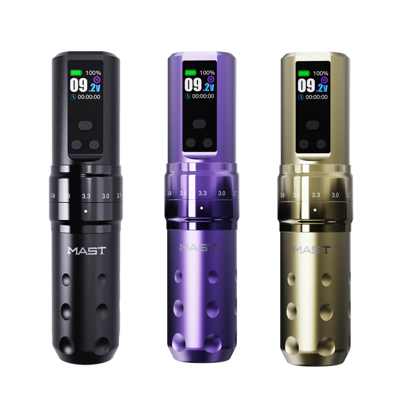 Mast Fold 2 Pro Wireless Tattoo Pen Machine 2.4-4.2MM Strokes Length